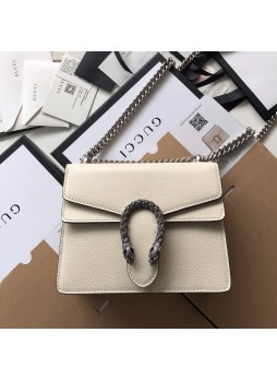 Buy Online Gucci Dionysus GG Surpeme Mini 421970 White Bag
